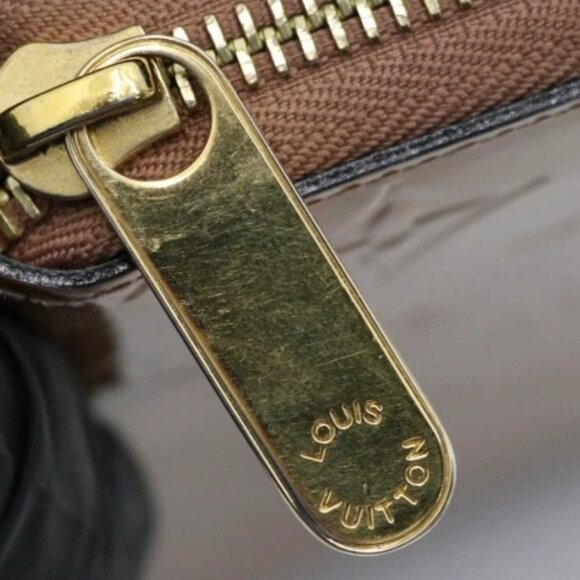 Louis Vuitton Monogram Vernis Patent Leather Zippy Around Long Wallet - Beige - Picture 12 of 16